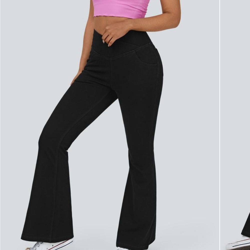 HALARA Black Flare Jeans